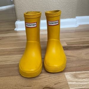 Kids Yellow Hunter Boots